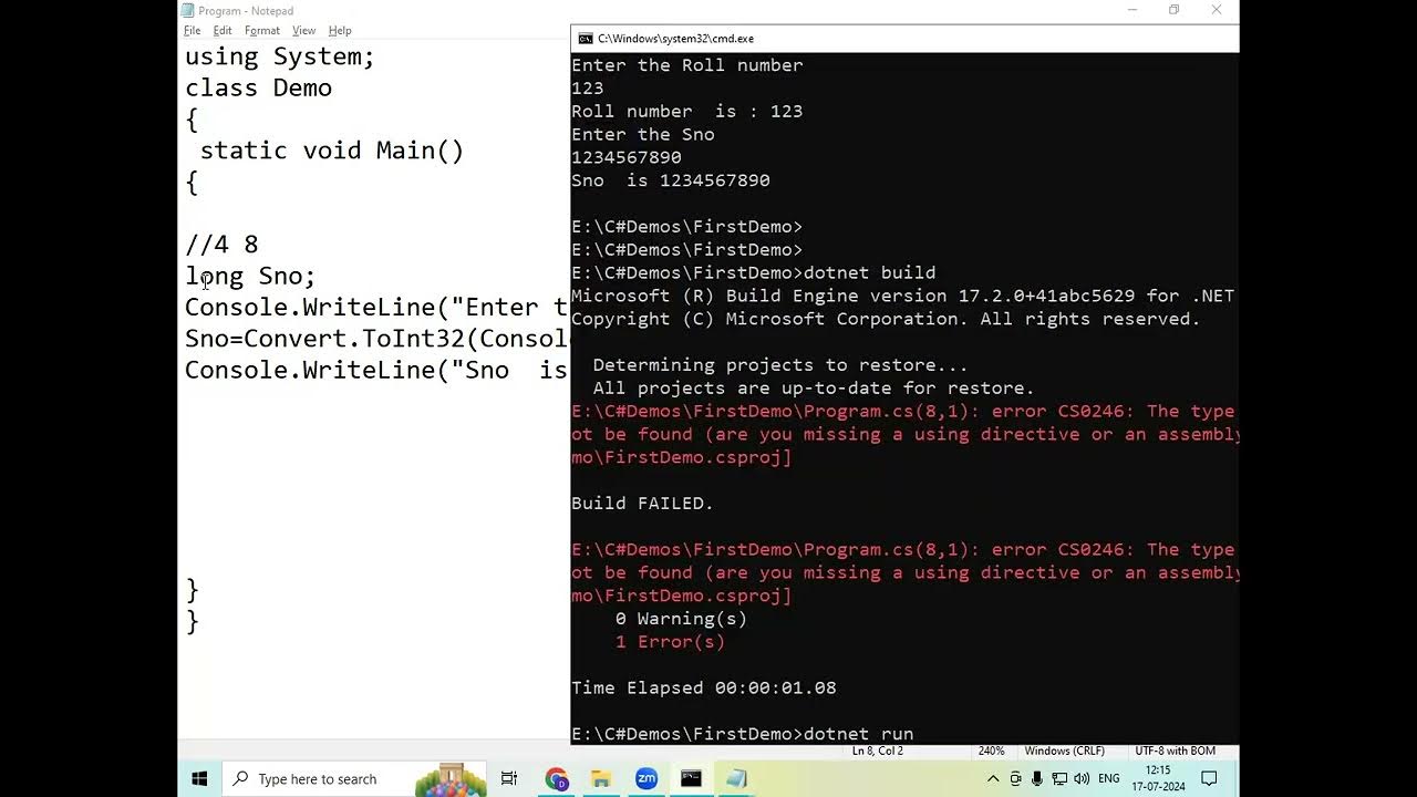 Dotnet c day 4 youtubeshorts ducatindia dotnet mvc react 