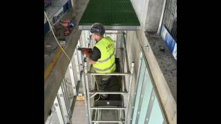 GRP Riser Decking installed for SDC Builders at Granta Park Site