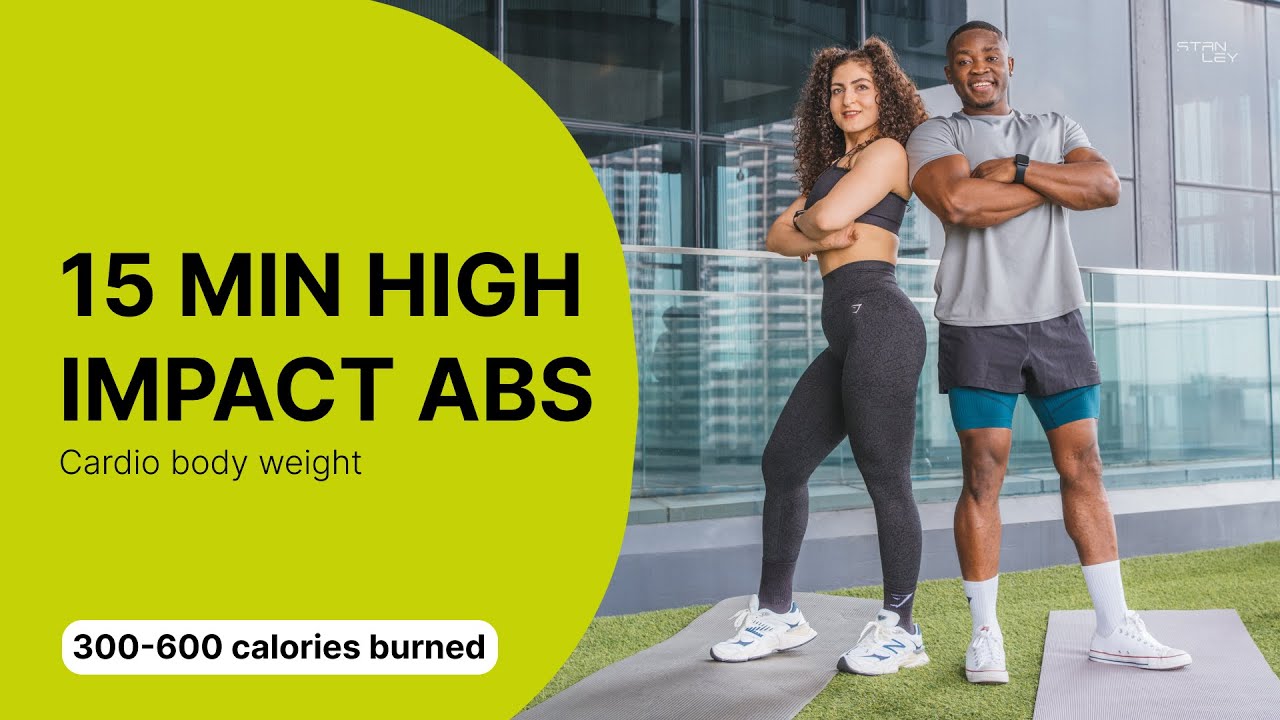 15 MIN HIGH IMPACT ABS / CARDIO BODY WEIGHT / SUPER SET / TOTAL HiiT ...