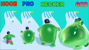 "WOBBLE-MAN RUN" All Levels Gameplay//Android//IOS