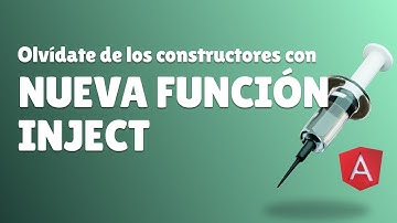 Olvídate de los constructores en Angular con la función inject