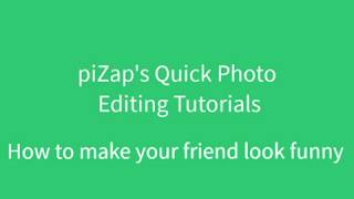 piZap's Quick Photo Editing Tutorial: How to make your friend look funny screenshot 4