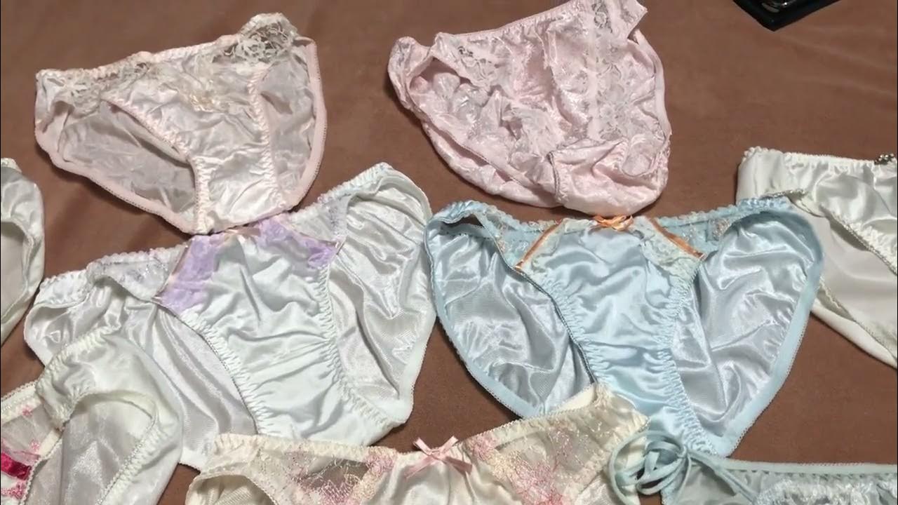 My Pretty Underwear Panty Collection #1  Shiny Nylon Lingerie Satin Panties  