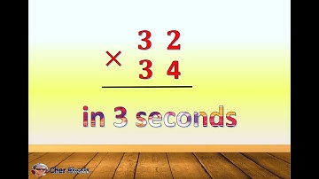 Multiplying any 2 digit number in 3 seconds - Math tricks