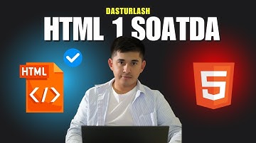 "HTMLni 1 Soatda 0 dan Mukammal Darajada O‘rganing! | 🔥"