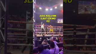Dave Roelvink slaat Ezkimo Knock Out bij Boxing Influencers #daveroelvink #boxinginfluencers