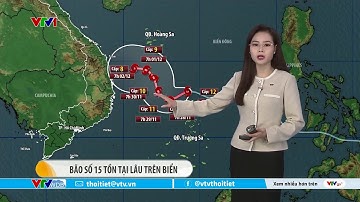 Dự báo thời tiết 9h10 - 27/11/2025 | Bão số 15 tồn tại lâu trên biển | VTVWDB