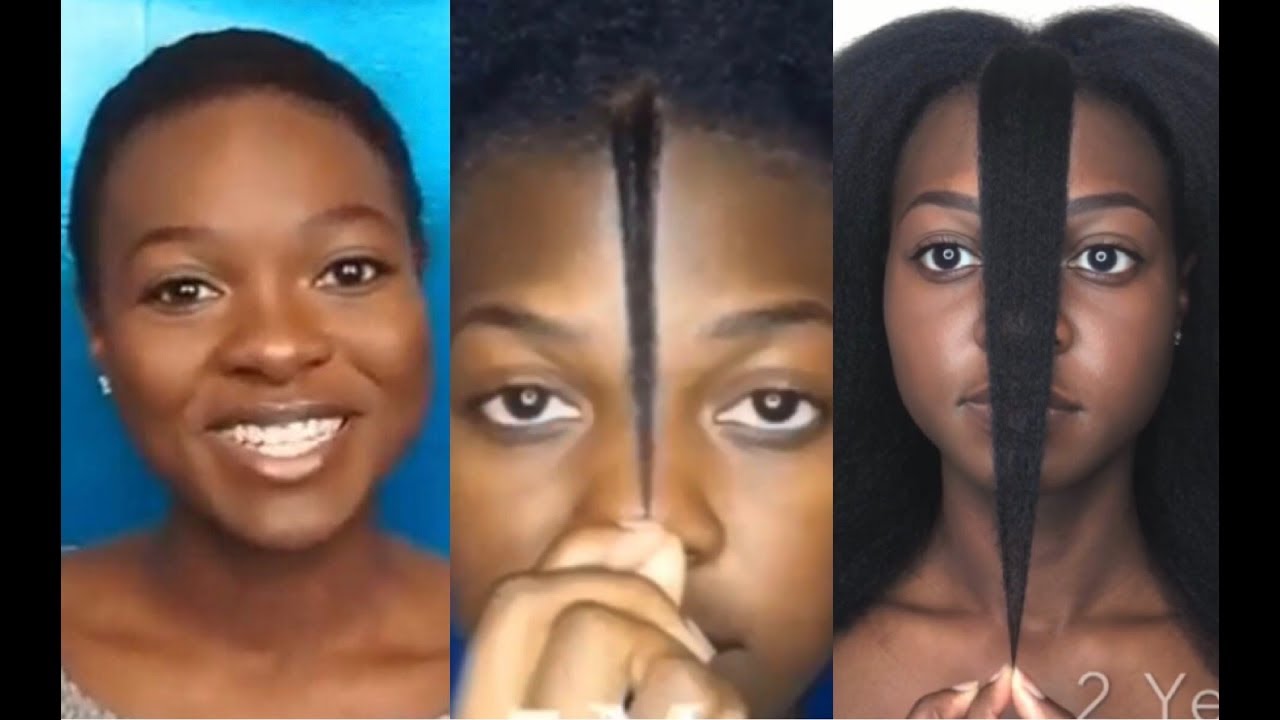 Hair GROWTH Time Lapse  10 YEARS of GROWTH  YouTube