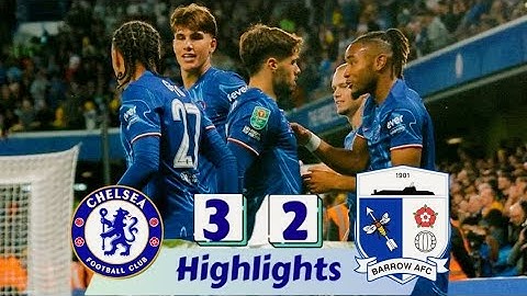 Nkunku HAT-TRICK! Chelsea 5-0 Barrow Highlights | Joao Felix Free Kick, Neto Goal, Carabao Cup
