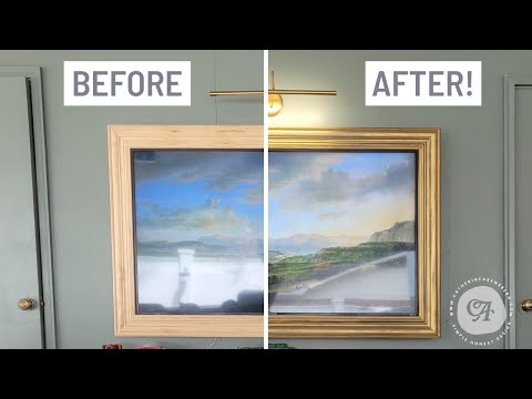 How to Paint a New Frame to Look Old | Catherine Arensberg