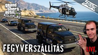 Rendőrségi Szállítás.. Nagy Lesz a Baj?! - GTA 5 RolePlay #65 - Stark Galaxy2.0