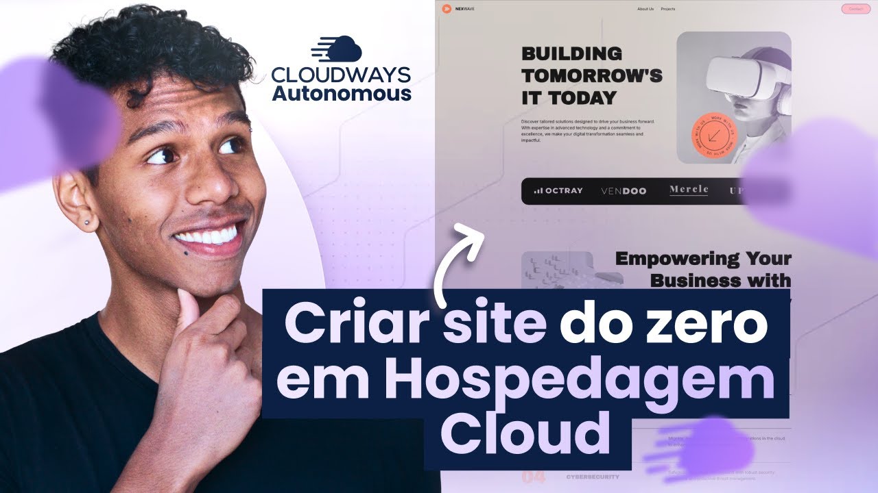 Como CRIAR UM SITE DO ZERO em 2025 - HOSPEDAGEM CLOUD - YouTube