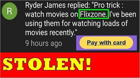 Flixzone Comment Bots STEAL Your Credit Information!