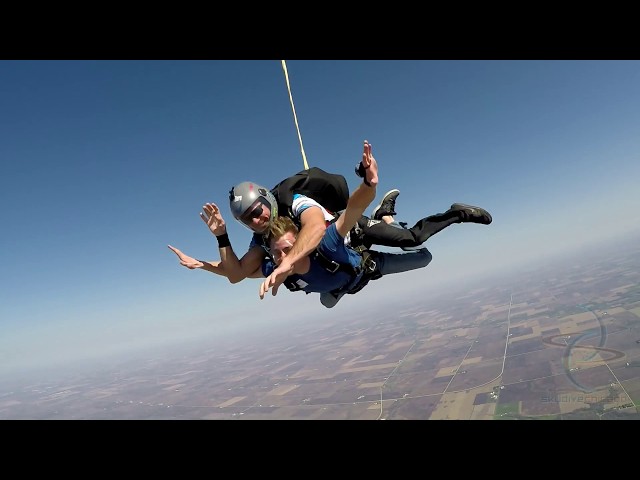 2018 Ryan First Tandem Jump at Skydive Chicago