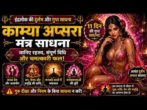 काम्या अप्सरा मंत्र साधना | संपूर्ण विधि, नियम और पारंपरिक लाभ | Kamya Apsara Mantra Sadhana