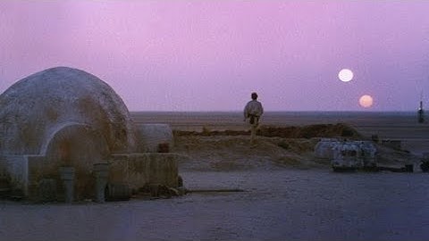 Binary Sunset - from Star Wars: Episode IV - A New Hope (1977) | 4K HDR