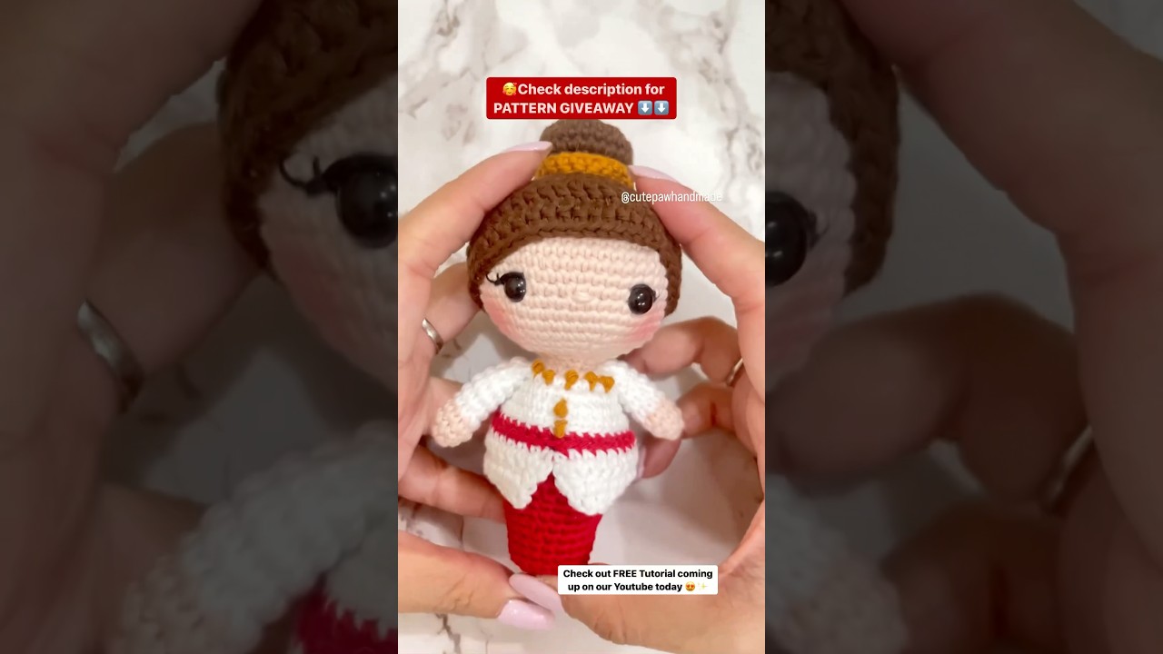 Let's make this cute Amigurumi Indonesian Women! 🥰✨ Tutorial Live today 