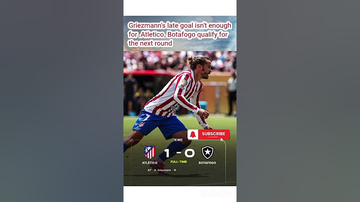 Griezmann’s Late Goal Can’t Save Atlético! 💔 | Shocking Ending #footballshorts #clubworldcup2025