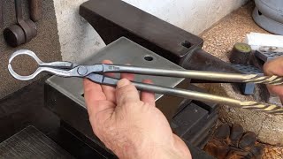 Forging & Using Port / Wine Tong  GS Tongs