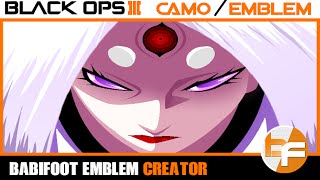 Black Ops 3 Emblem Tutorial 088 - Kaguya Ōtsutsuki #Babifoot