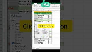 Magic trick to Autofill number#shorts #excel #excelshorts