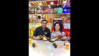 Momo Eating Challenge With Founder Of Wow! Momo | Curly Tales #shorts
