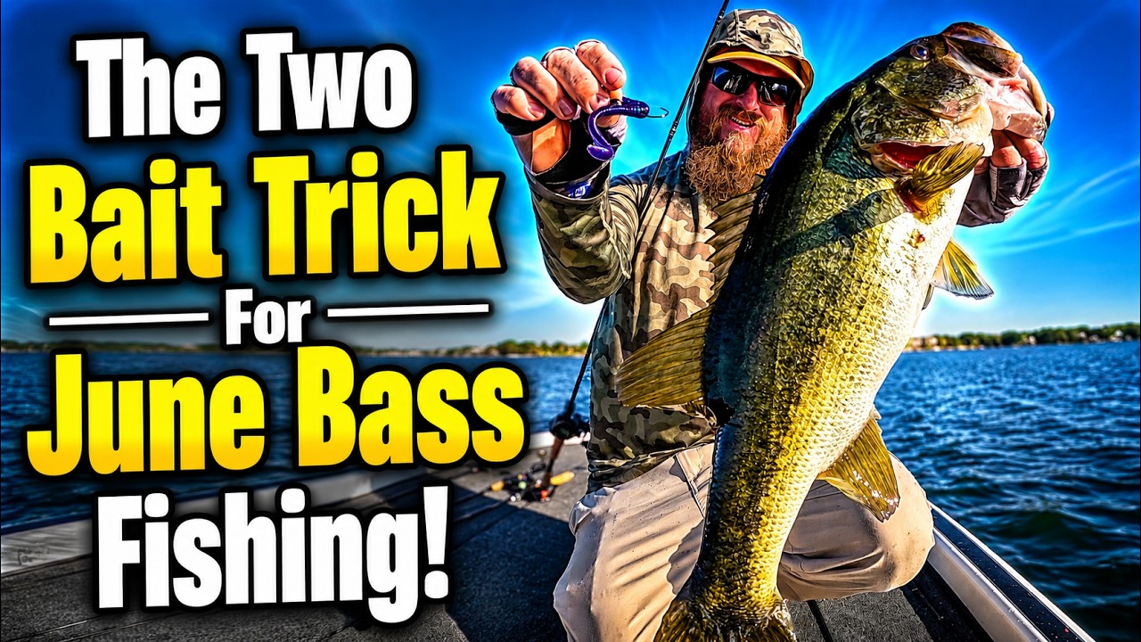 The Two Bait Trick For June Bass Fishing!