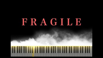 Kovacs - Fragile piano tutorial