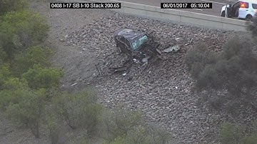 Wrong-way driver killed in crash at I-10, I-17 Stack
