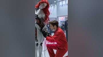 P1-Test Robot under repair at the IRC Robotics Expo. #irc #robot #shorts #humanoidrobot #robotics