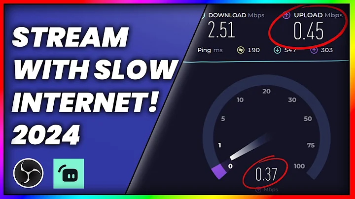 These OBS Settings WILL HELP YOU STREAM with SLOW INTERNET | Best OBS Settings For Slow Internet