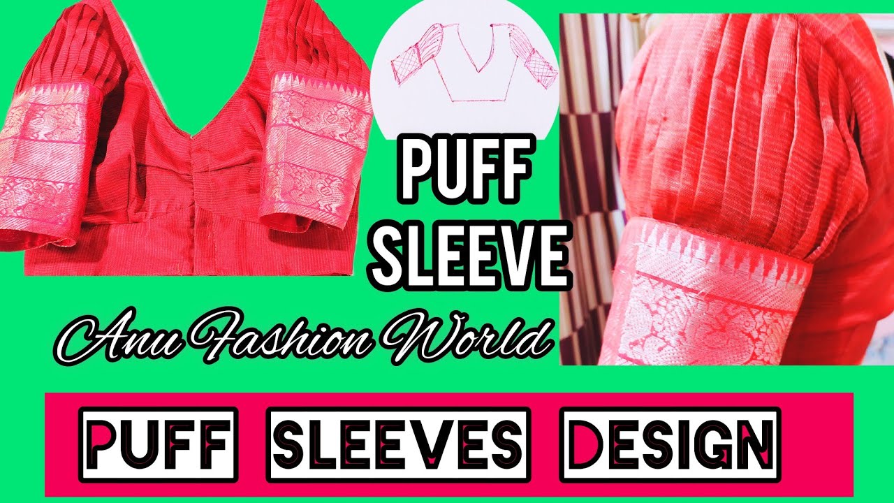 Puff Short Design How To Cut and Stitch Puff Sleeves Design. Puff Sleeves Design kemiti ...