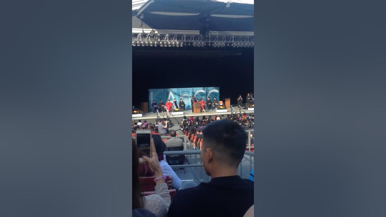 LACC Graduation He Can Sing YouTube
