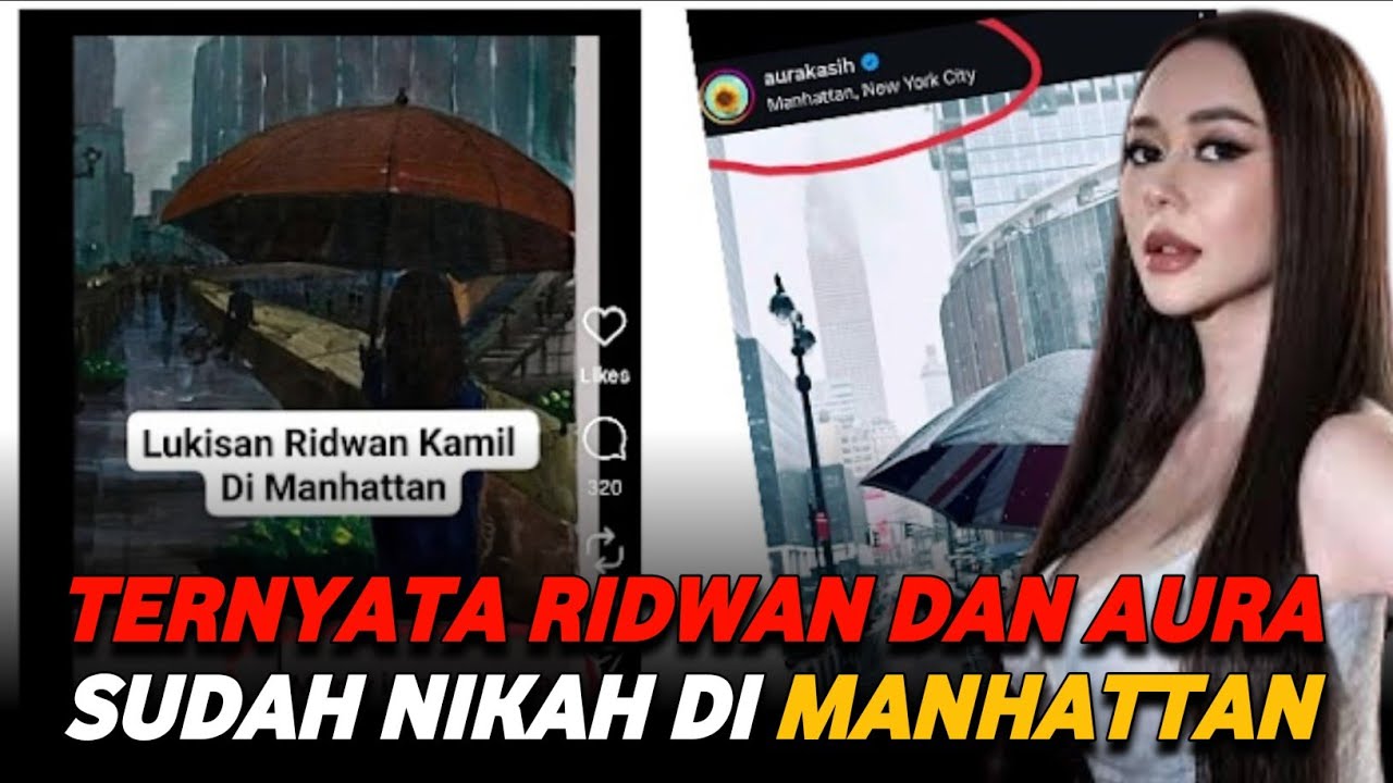 BUKTI PERNIKAHAN RIDWAN KAMIL - AURA KASIH⁉️