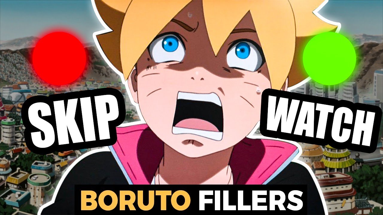 QUAIS EPISÓDIOS DE BORUTO SÃO FILLER ? 