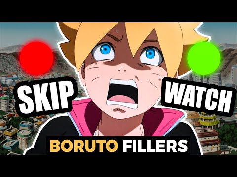 Boruto Filler Percentage - All Fillers Listed from the Anime