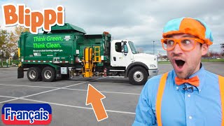 Blippi en Français - Blippi et le recyclage avec les camions-poubelles | Vidéos éducatives