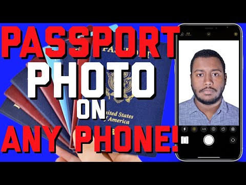 how to take passport photo at home with phone