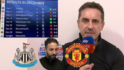 RUBEN AMORIM RESPONDS AS MAN UNITED FALL 0-2 TO NEWCASTLE! GARY NEVILLE’S BRUTAL REACTION!