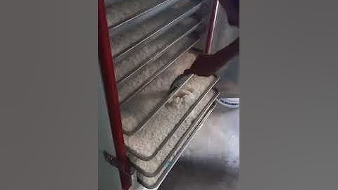 Lắp đặt tủ nấu cơm 12 khay cho khách hàng miền Trung,thử chất lượng mẻ cơm thơm ngon đầu tiên ra lò