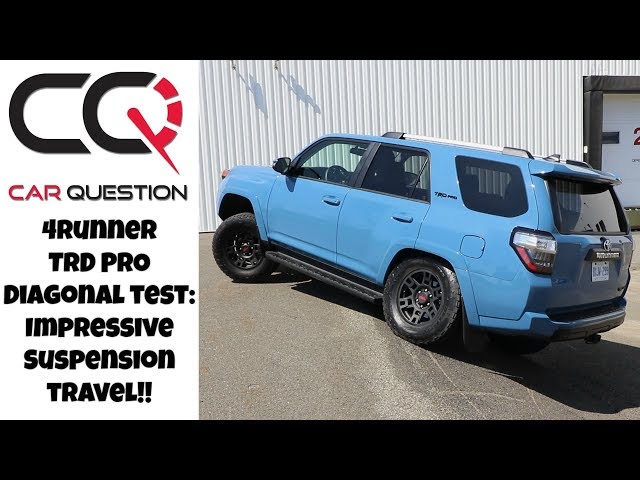 Toyota 4runner Trd Pro Diagonal Test Too Easy For That Blue Beast