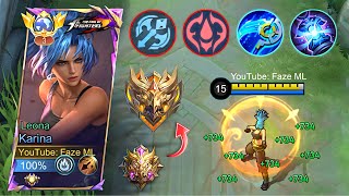 KARINA BEST GUIDE TO RANK UP FASTER IN 2024 (Recommended Build and Emblem)