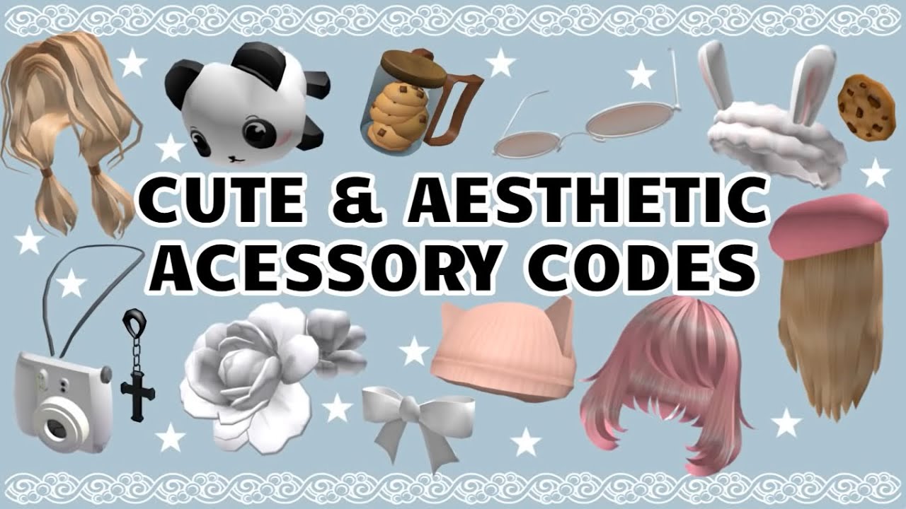 ROBLOX | ACCESSORY CODES | ☆AESTHETIC & CUTE☆ (NOT PROMO CODES) - YouTube