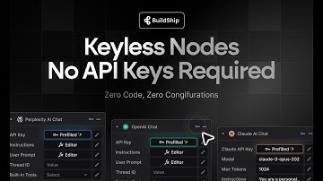 Introducing BuildShip Keyless Nodes - Build AI Workflows fast without API keys