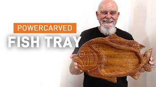 Power Carved Fish Tray | Arbortech Tools