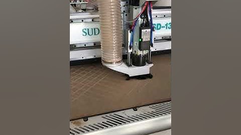 JINAN SUDIAO ATC CNC Router Wardrobe Door Test