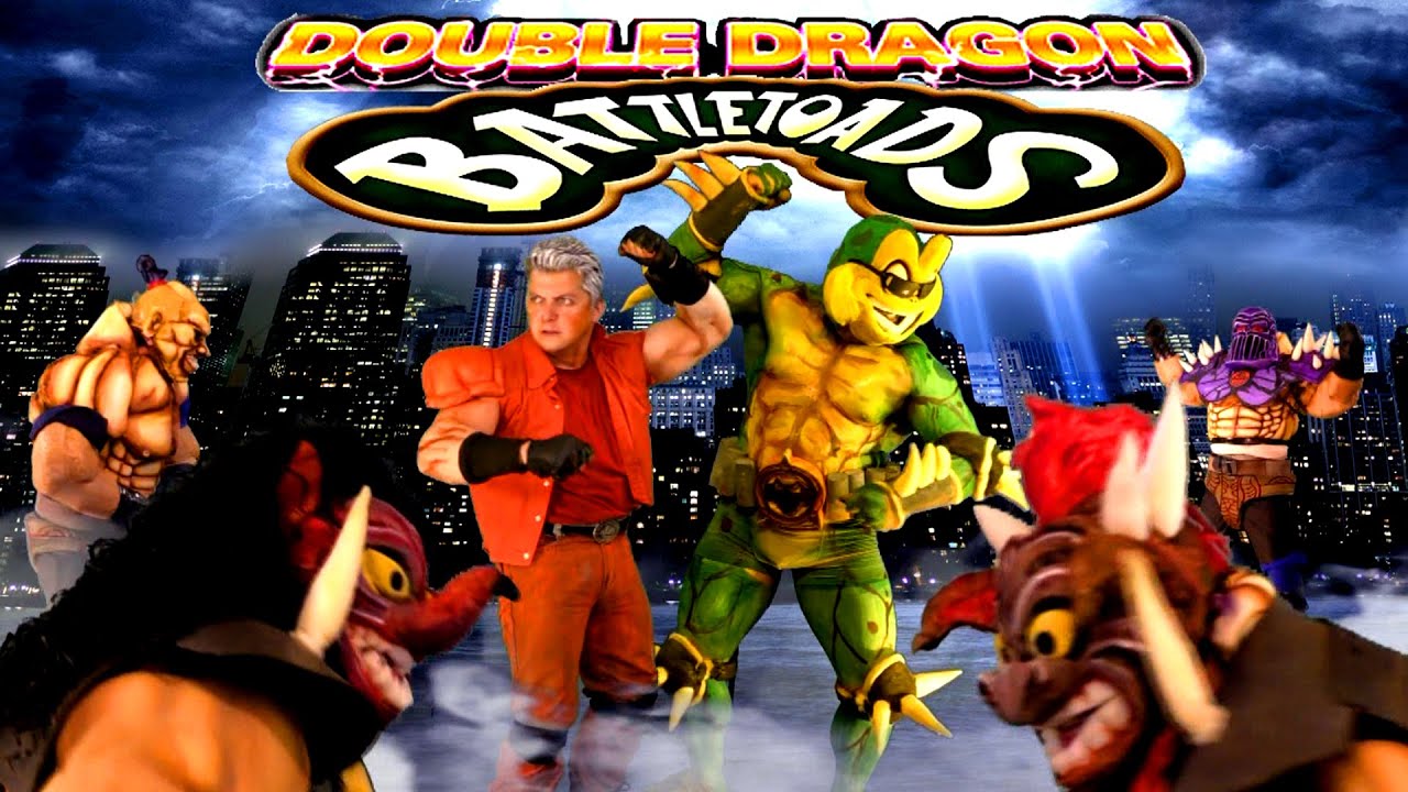 Double fury dragon and Battletoads fury power movie перевод Горилов vhs