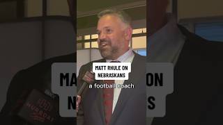 How can you not love Matt Rhule?! #shorts #huskers #gbr #mattrhule #collegefootball #nebraska