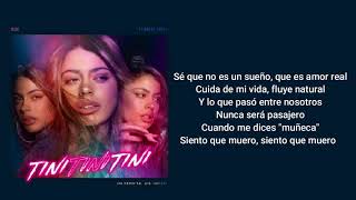 Video thumbnail of "TINI - Si Tu Supieras - LETRA"