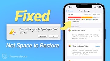 Not Enough Space to Restore iPhone Backup From iTunes? Here